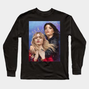 Maeve & Aimee Painted Portrait Long Sleeve T-Shirt